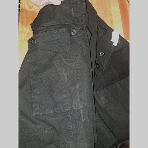NWOT- XXL Mil-Tec Brand U.S. Military style black prewashed lightweight Bermuda - Picture 10 of 10